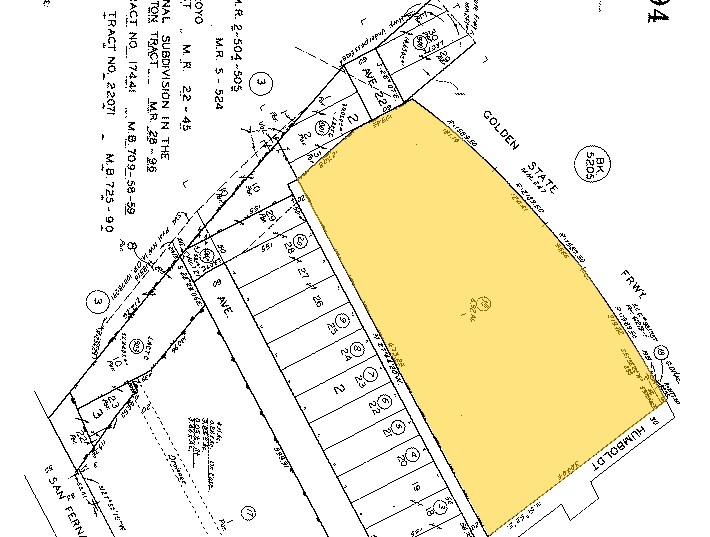 2131 Humboldt St, Los Angeles, CA à louer - Plan cadastral – Image 2 sur 2