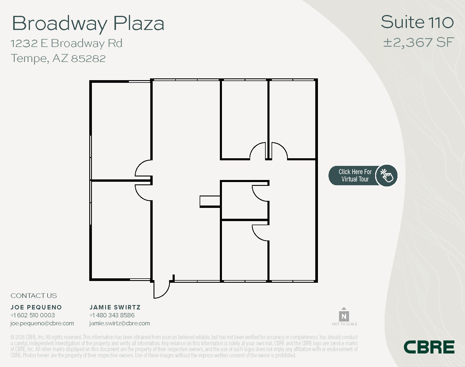1232 E Broadway Rd, Tempe, AZ à louer Plan d’étage– Image 1 sur 1