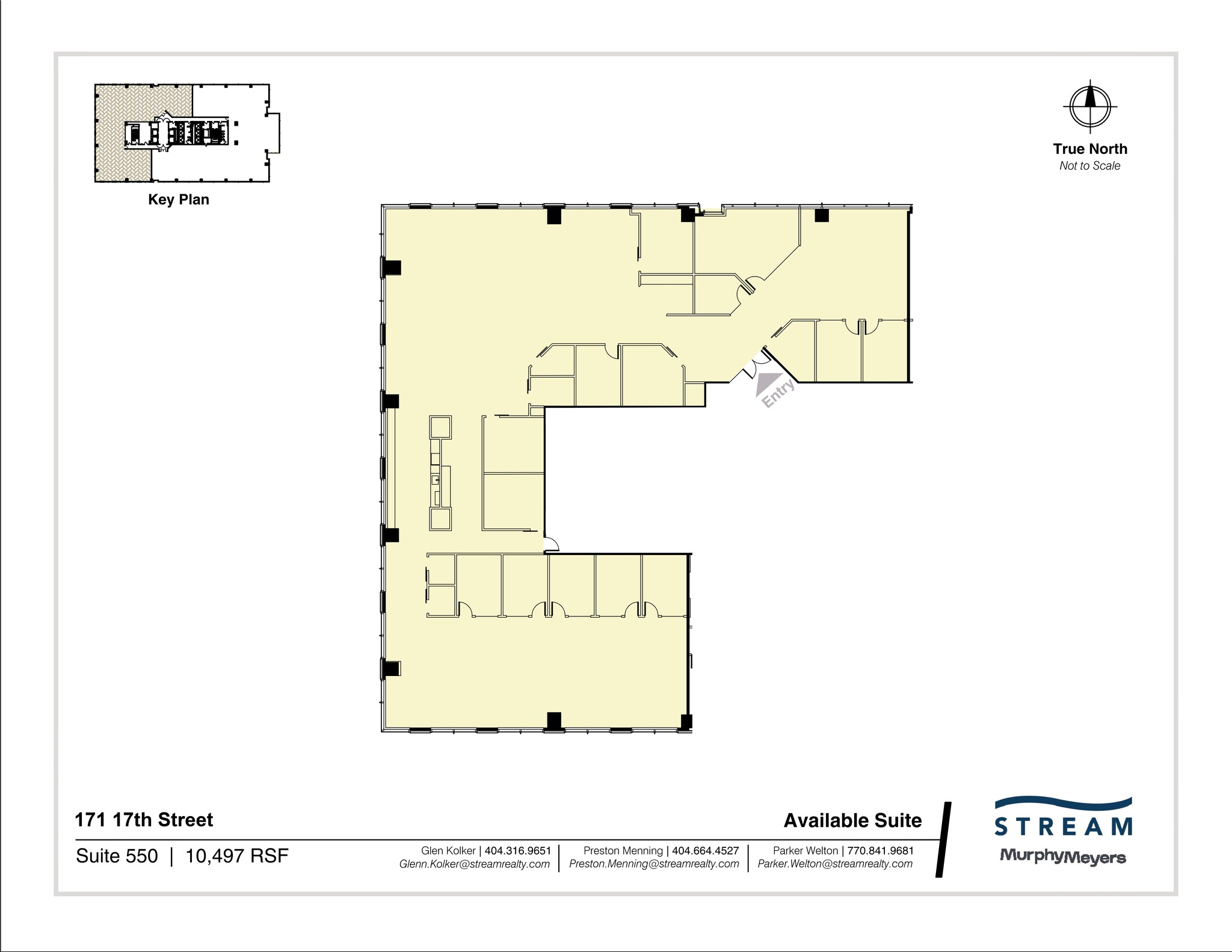 171 17th St NW, Atlanta, GA à louer Plan de site– Image 1 sur 1