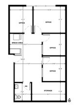 6380 S Valley View Blvd, Las Vegas, NV à louer Plan d’étage– Image 1 sur 1