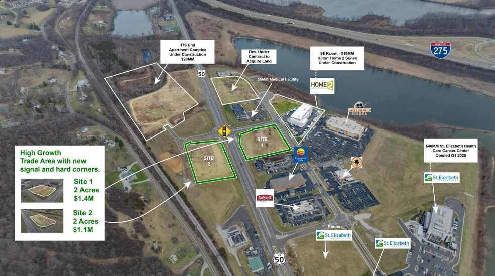 0 S Greencomm Dr, Lawrenceburg, IN à vendre - Aérien – Image 2 sur 2