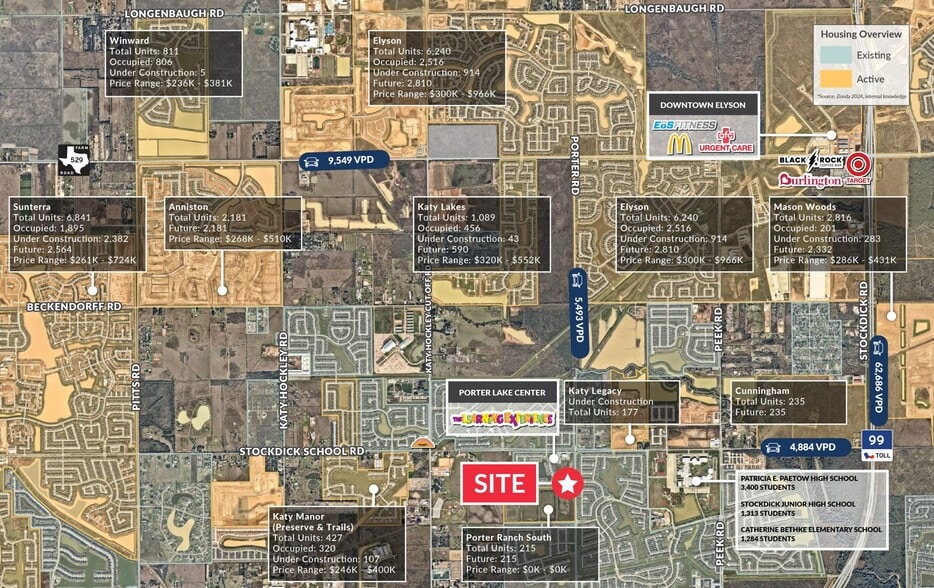 24007 Porter Ranch Ln, Katy, TX à vendre - Aérien – Image 2 sur 2