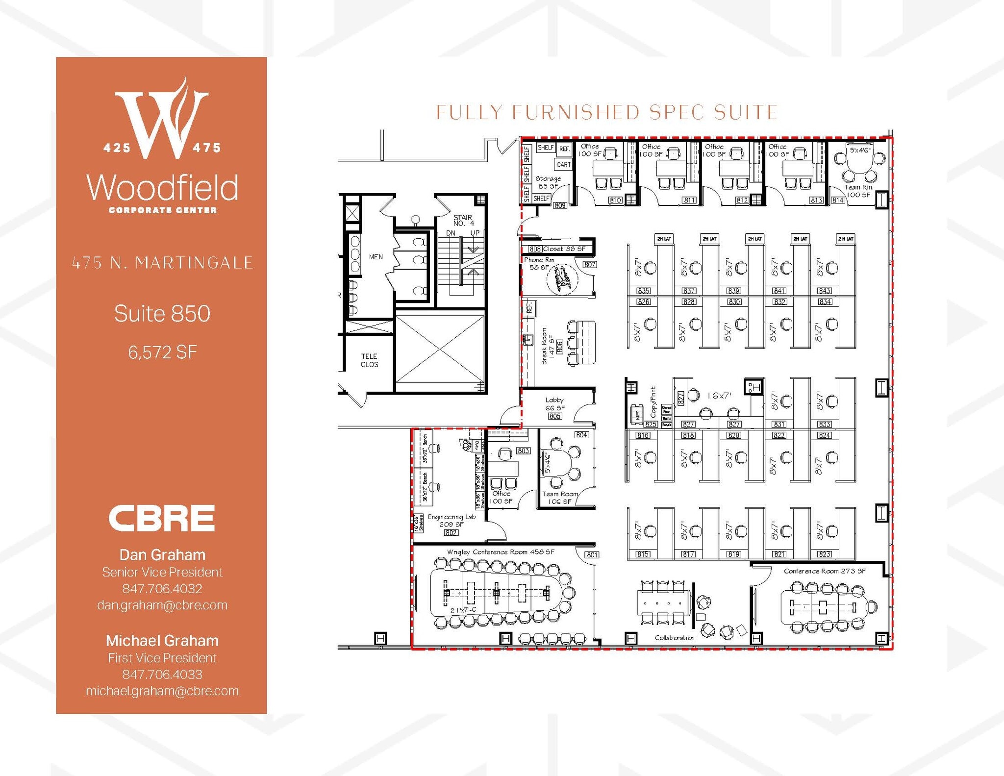 425 N Martingale Rd, Schaumburg, IL à louer Plan d’étage– Image 1 sur 3