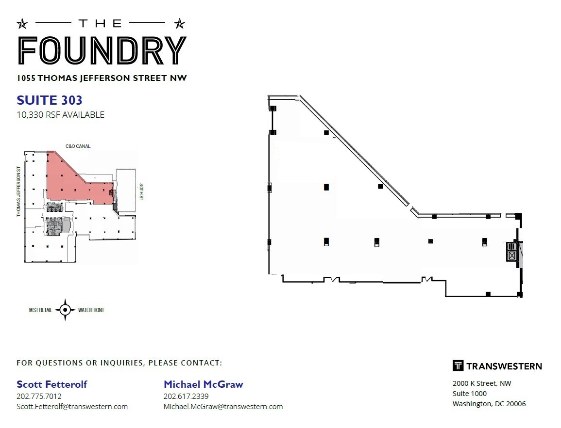 1055 Thomas Jefferson St NW, Washington, DC à louer Photo intérieure– Image 1 sur 1