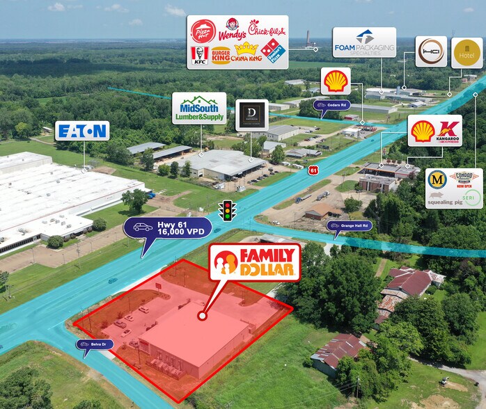 5100 Highway 61 S, Vicksburg, MS à vendre - Aérien – Image 2 sur 5