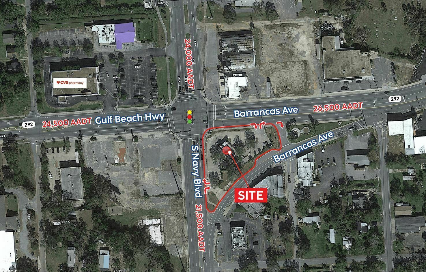 4200 Barrancas Ave, Pensacola, FL à vendre Photo de l’immeuble– Image 1 sur 12
