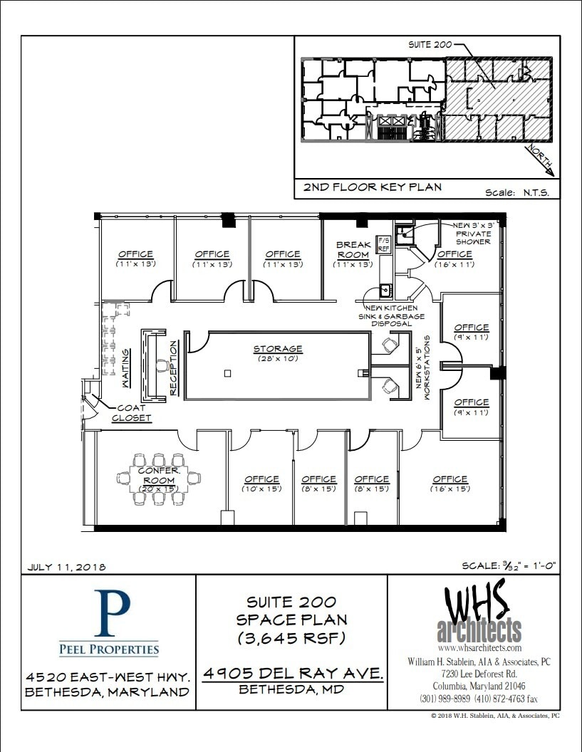 4905 Del Ray Ave, Bethesda, MD à louer Plan d’étage– Image 1 sur 1