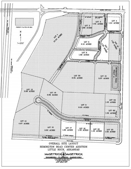 Colonel Glenn Rd, Little Rock, AR à vendre - Plan cadastral – Image 3 sur 3