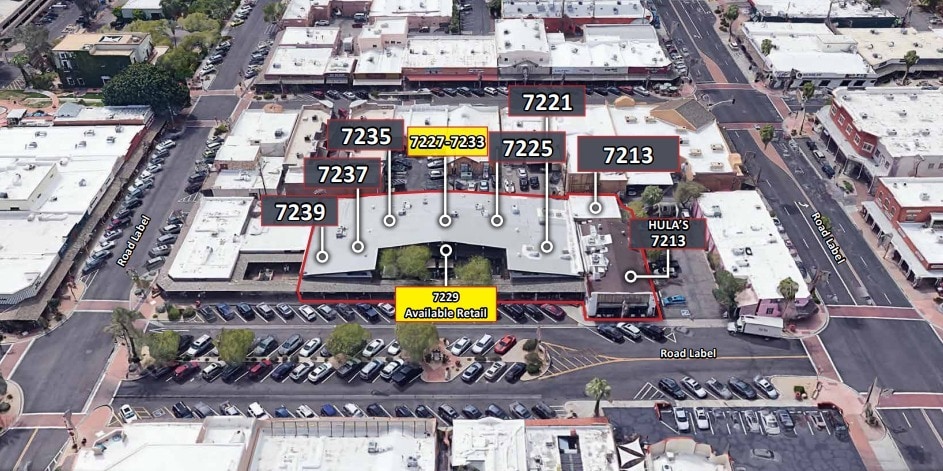 7213-7239 E 1st Ave, Scottsdale, AZ à louer Photo de l’immeuble– Image 1 sur 1