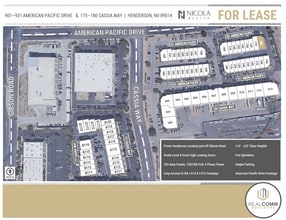 901 American Pacific Dr, Henderson, NV à louer Plan de site– Image 2 sur 4