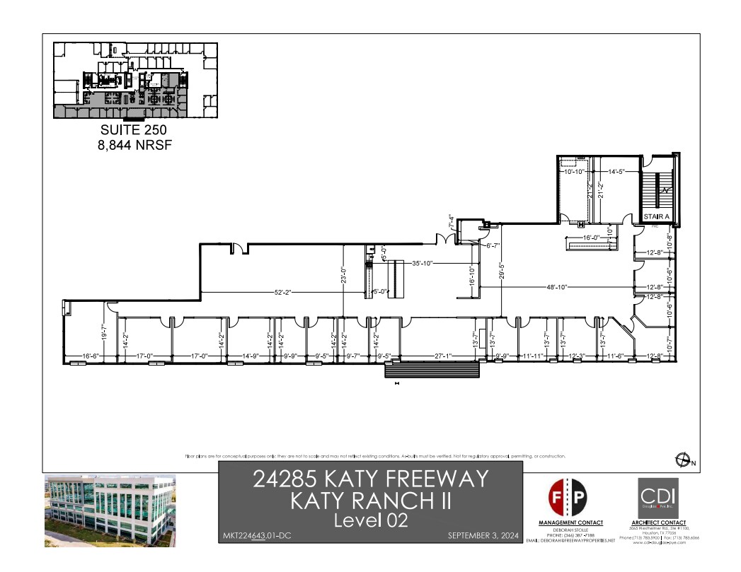 24285 Katy Fwy, Katy, TX à louer Plan d’étage– Image 1 sur 1