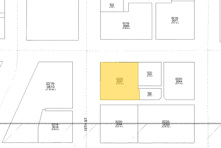 875 15th St NW, Washington, DC à louer - Plan cadastral – Image 3 sur 12