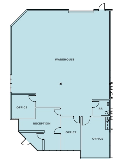 610 Gateway Center Way, San Diego, CA à louer Plan d’étage– Image 1 sur 6