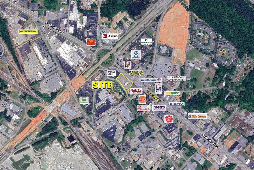 1808 Asheville Hwy, Spartanburg, SC à louer - Photo de l’immeuble – Image 3 sur 6