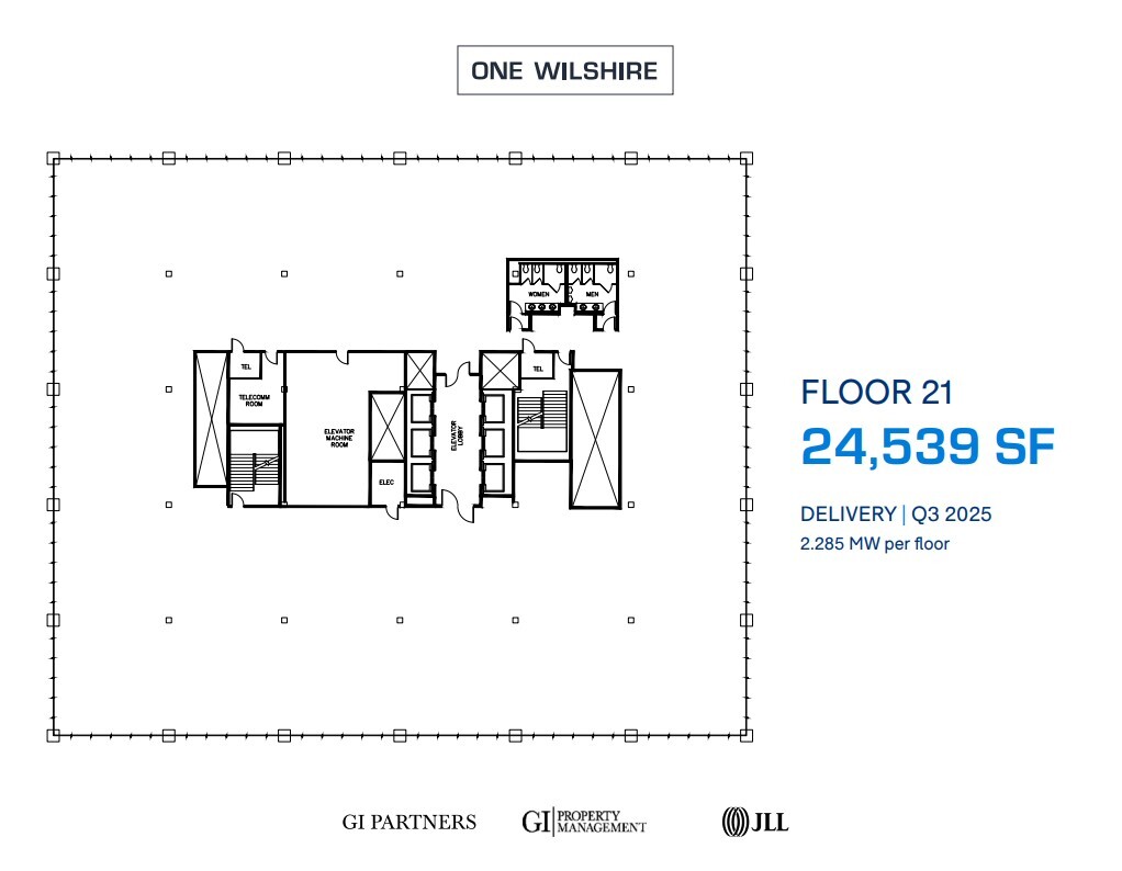 624 S Grand Ave, Los Angeles, CA à louer Plan d’étage– Image 1 sur 1