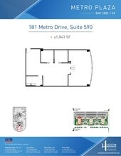 25 Metro Dr, San Jose, CA à louer Plan d’étage– Image 1 sur 1