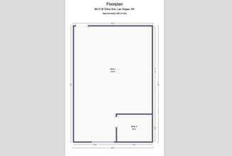 8515 Edna Ave, Las Vegas, NV à louer Plan d’étage– Image 1 sur 2