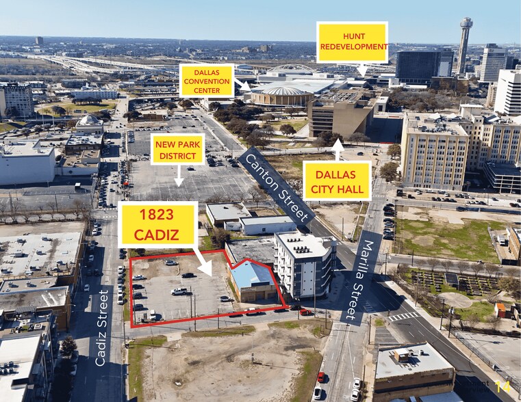 1823 Cadiz St, Dallas, TX à vendre - Photo de l’immeuble – Image 2 sur 3