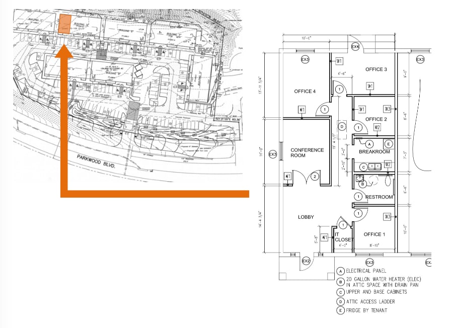 7000 Parkwood Blvd, Frisco, TX à louer Plan d’étage– Image 1 sur 5