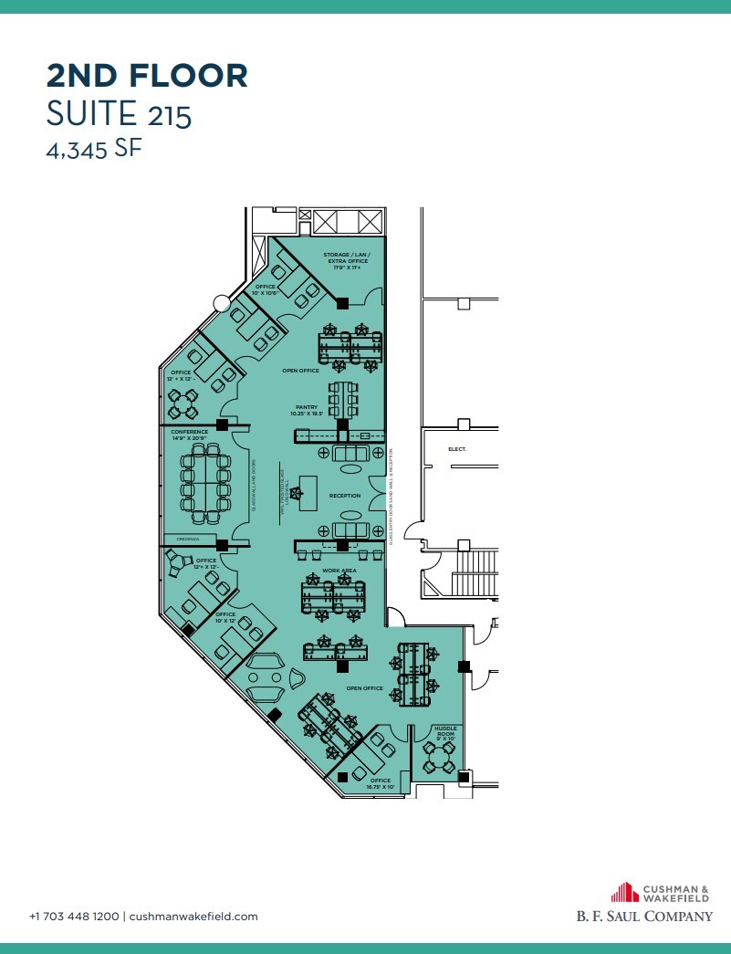 8201 Greensboro Dr, McLean, VA à louer Plan d’étage– Image 1 sur 1