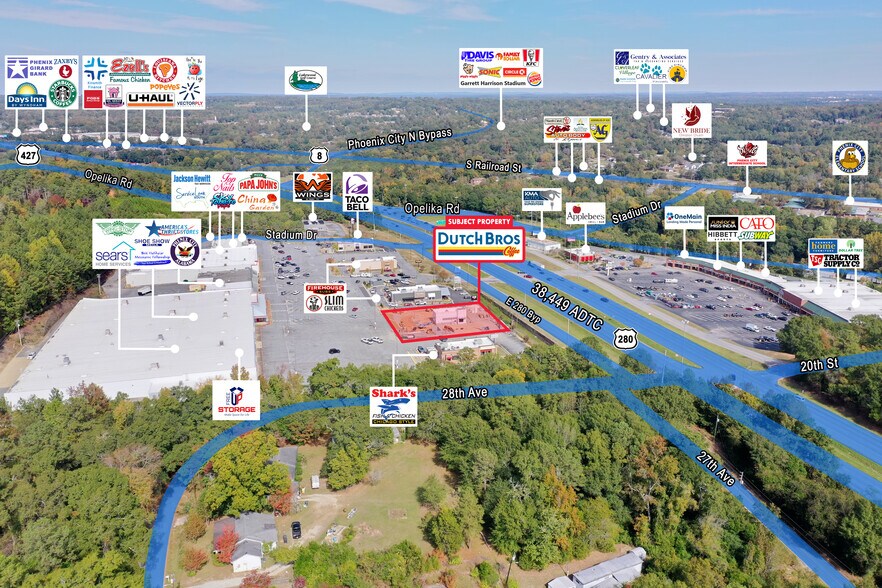 2003 US-431 Hwy, Phenix City, AL à vendre - Aérien – Image 2 sur 4