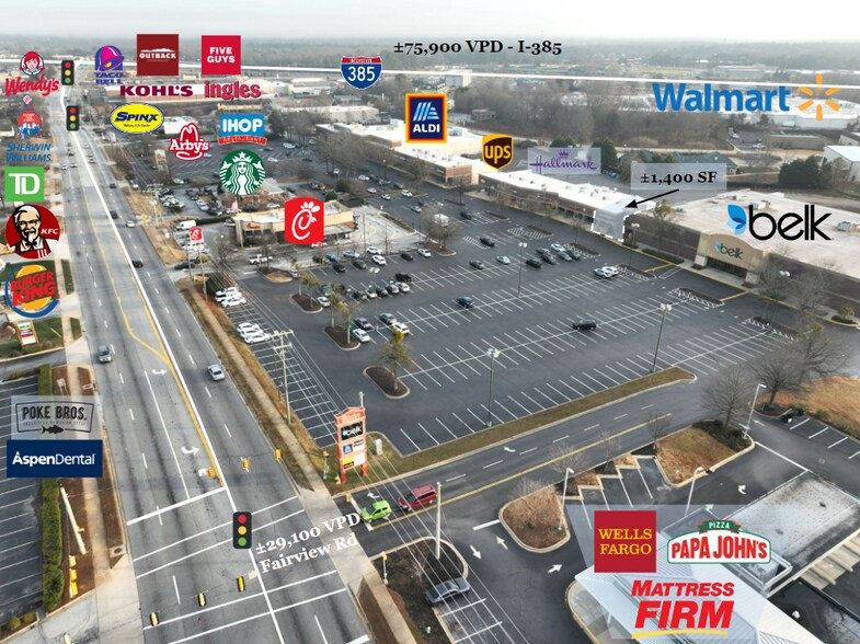 665 Fairview Rd, Simpsonville, SC à louer - Photo de l’immeuble – Image 3 sur 4