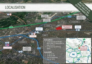Le Bourget, SSD - VUE AÉRIENNE  vue de carte