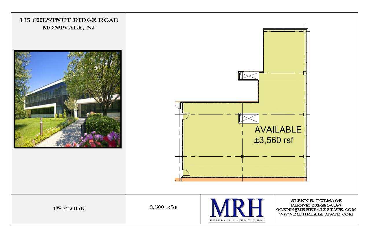 135 Chestnut Ridge Rd, Montvale, NJ à louer Plan d’étage– Image 1 sur 1