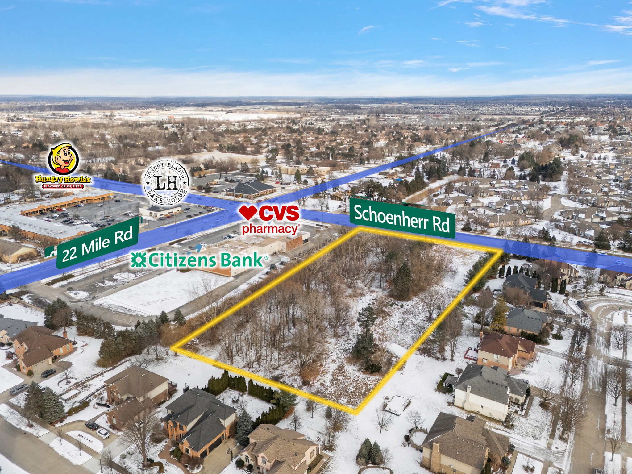 48801 Schoenherr Rd, Shelby Township, MI à vendre Photo de l’immeuble– Image 1 sur 4