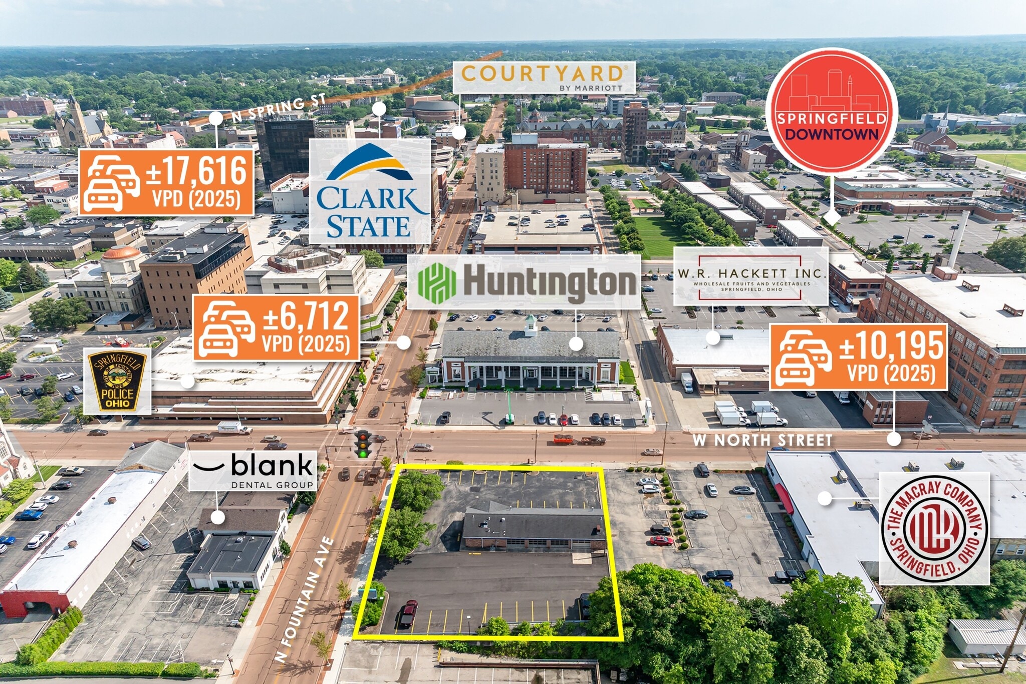 10 W North St, Springfield, OH à vendre Photo de l’immeuble– Image 1 sur 8