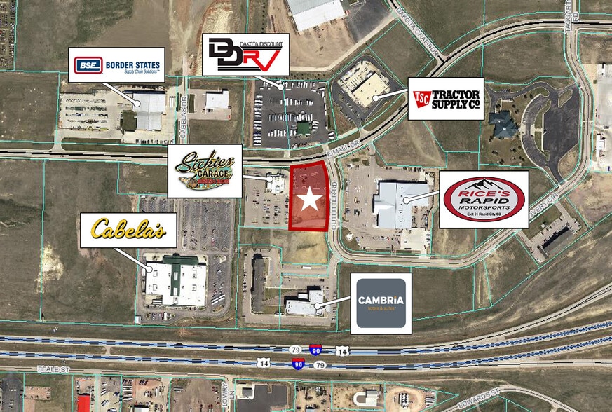 TBD Outfitter, Rapid City, SD à vendre - Aérien – Image 1 sur 2