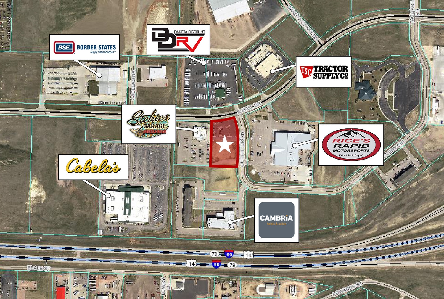 TBD Outfitter, Rapid City, SD à vendre Aérien– Image 1 sur 3