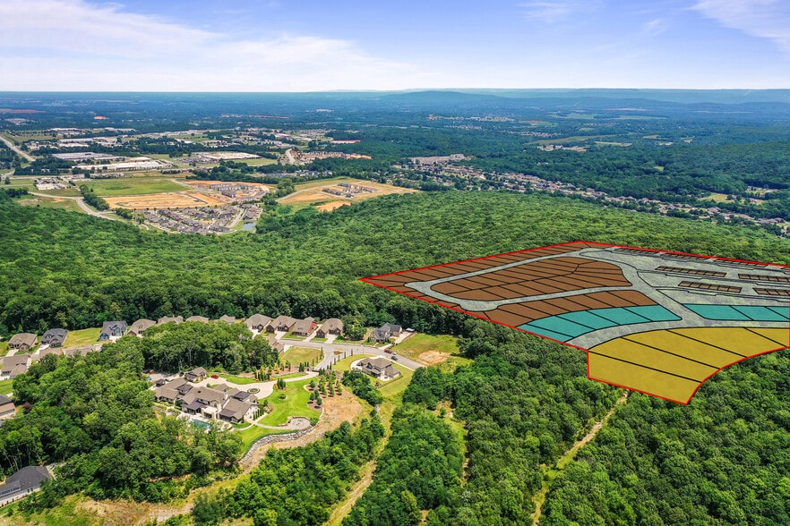 35.5 Acres Hawks Way NE, Huntsville, AL à vendre - Aérien – Image 1 sur 12