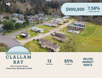 Plus de détails pour 502 Frontier St, Clallam Bay, WA - Terrain à vendre