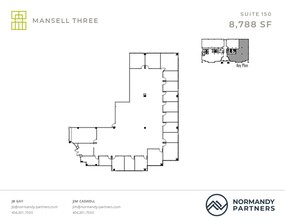 3600 Mansell Rd, Alpharetta, GA à louer Plan d’étage– Image 1 sur 1