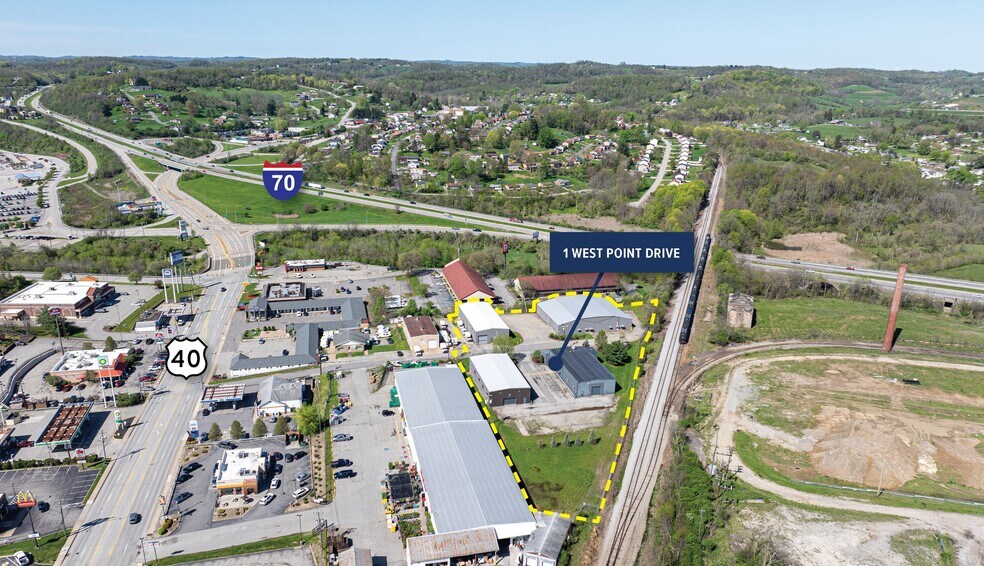 1 W Point Dr, Washington, PA à vendre - Aérien – Image 3 sur 8