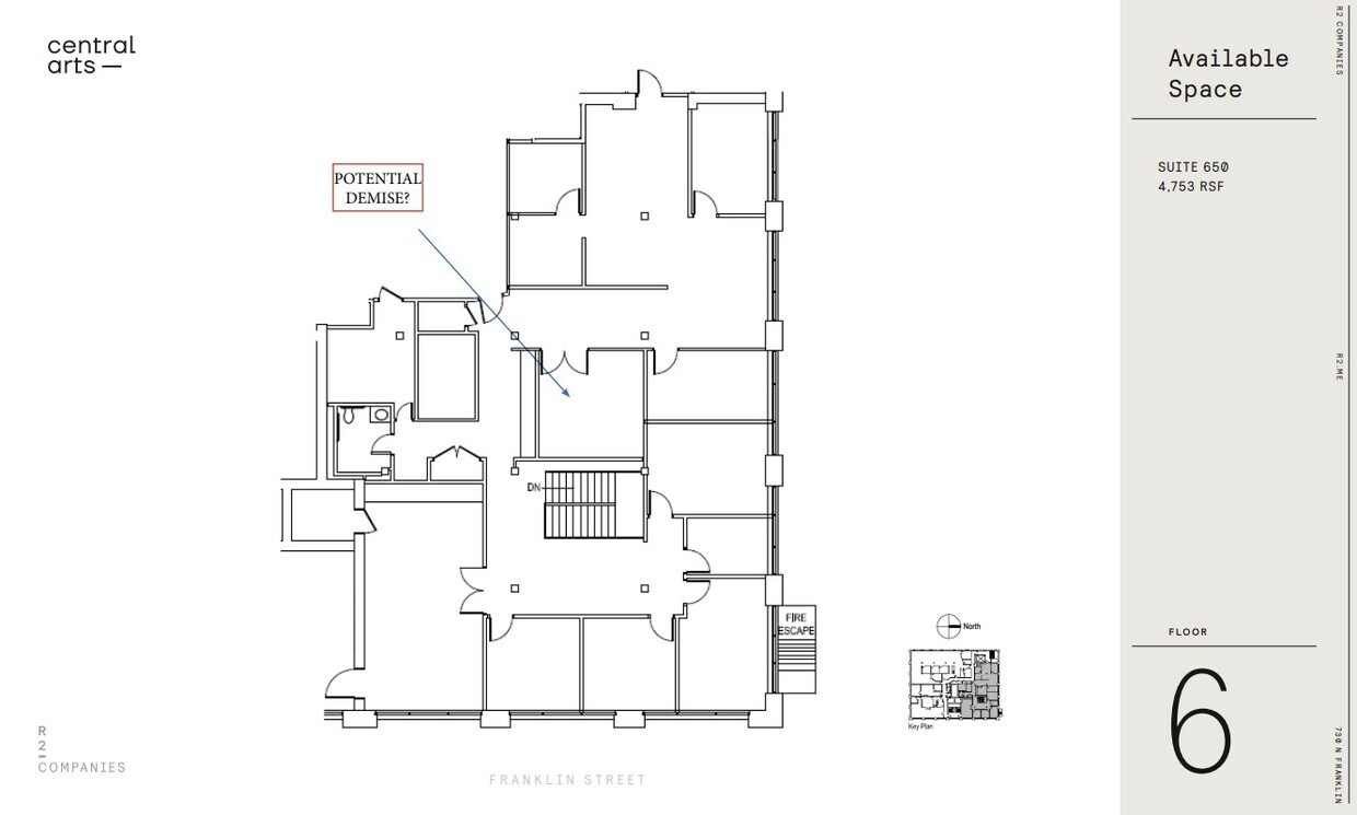 730 N Franklin St, Chicago, IL à louer Plan d’étage– Image 1 sur 1