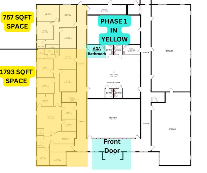 220-238 Commerce Ave, Sebring, FL à louer - Plan d’étage – Image 3 sur 6