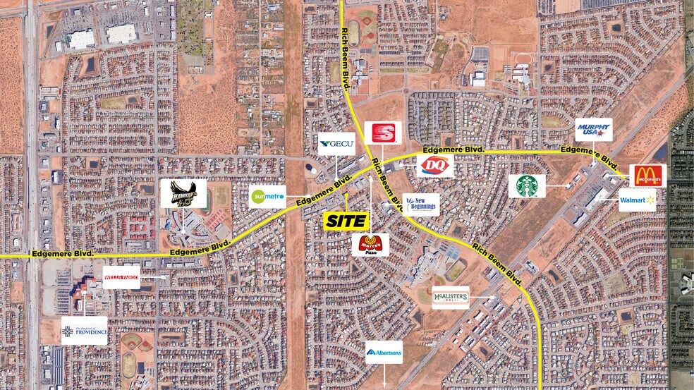 12800 Edgemere Blvd, El Paso, TX à louer - Photo de l’immeuble – Image 3 sur 7