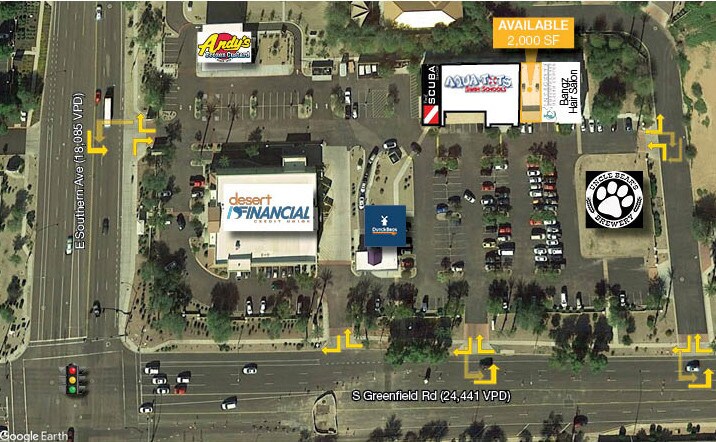 1122-1136 Greenfield Rd, Mesa, AZ à louer - Photo de l’immeuble – Image 3 sur 3