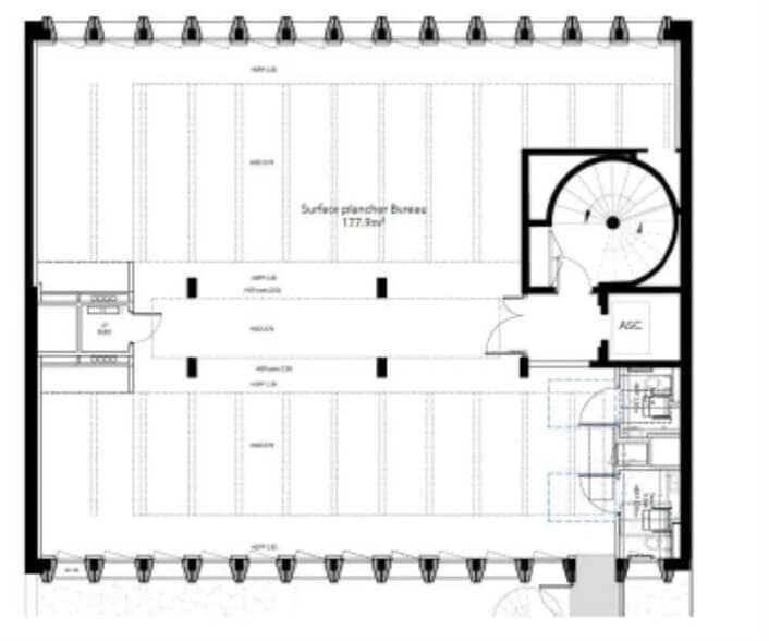 28-28 Rue Du Docteur Finlay, Paris à louer - Plan d’étage – Image 2 sur 4