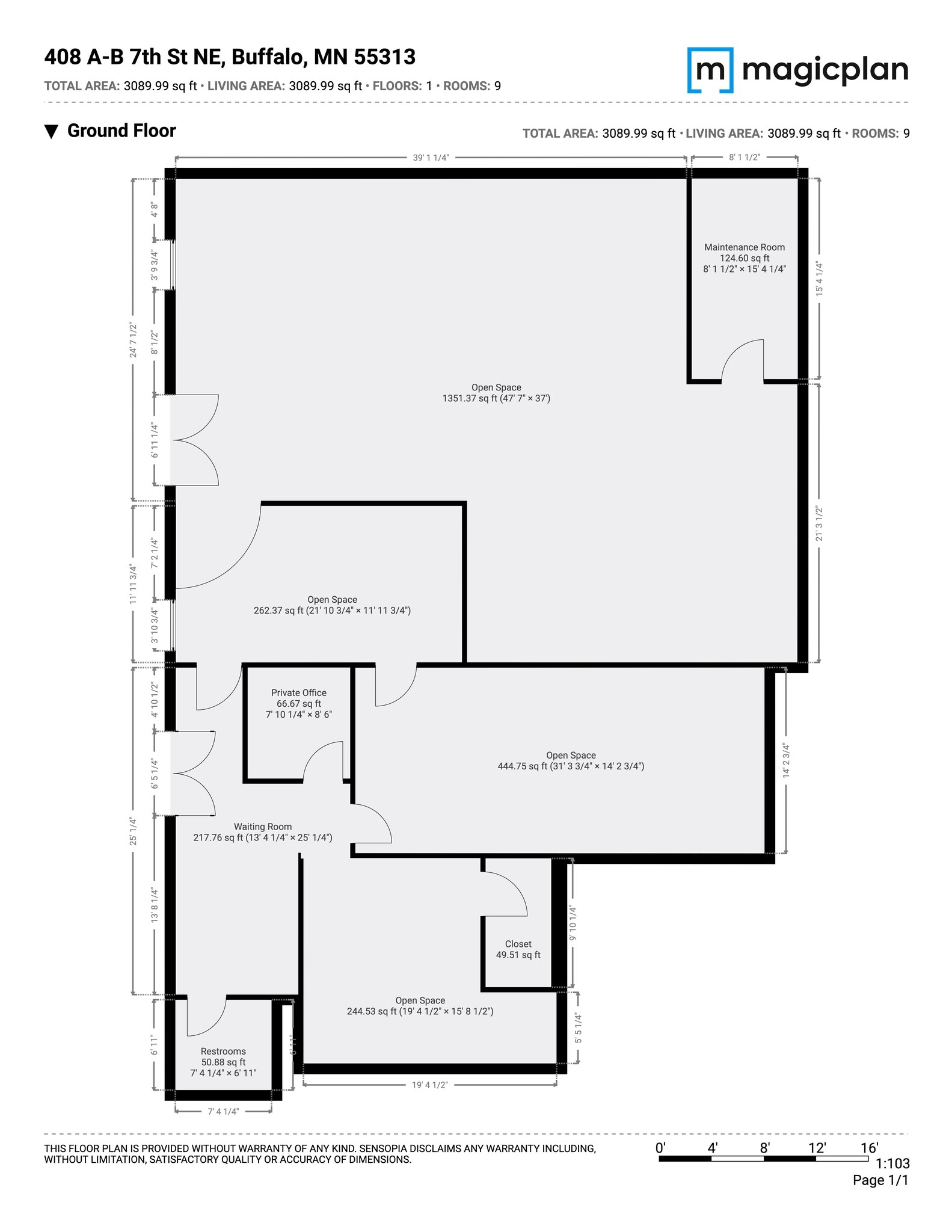 404-412 7th St NE, Buffalo, MN à louer Plan de site– Image 1 sur 21