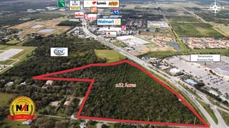 Plus de détails pour Okeechobee Rd & Hartman Rd, Fort Pierce, FL - Terrain à vendre