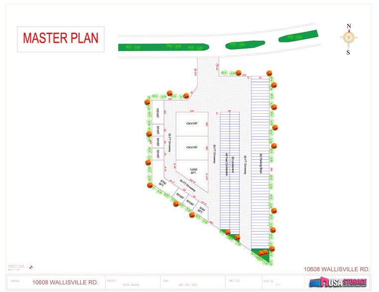 10608 Wallisville rd, Houston, TX à louer - Plan de site – Image 1 sur 2