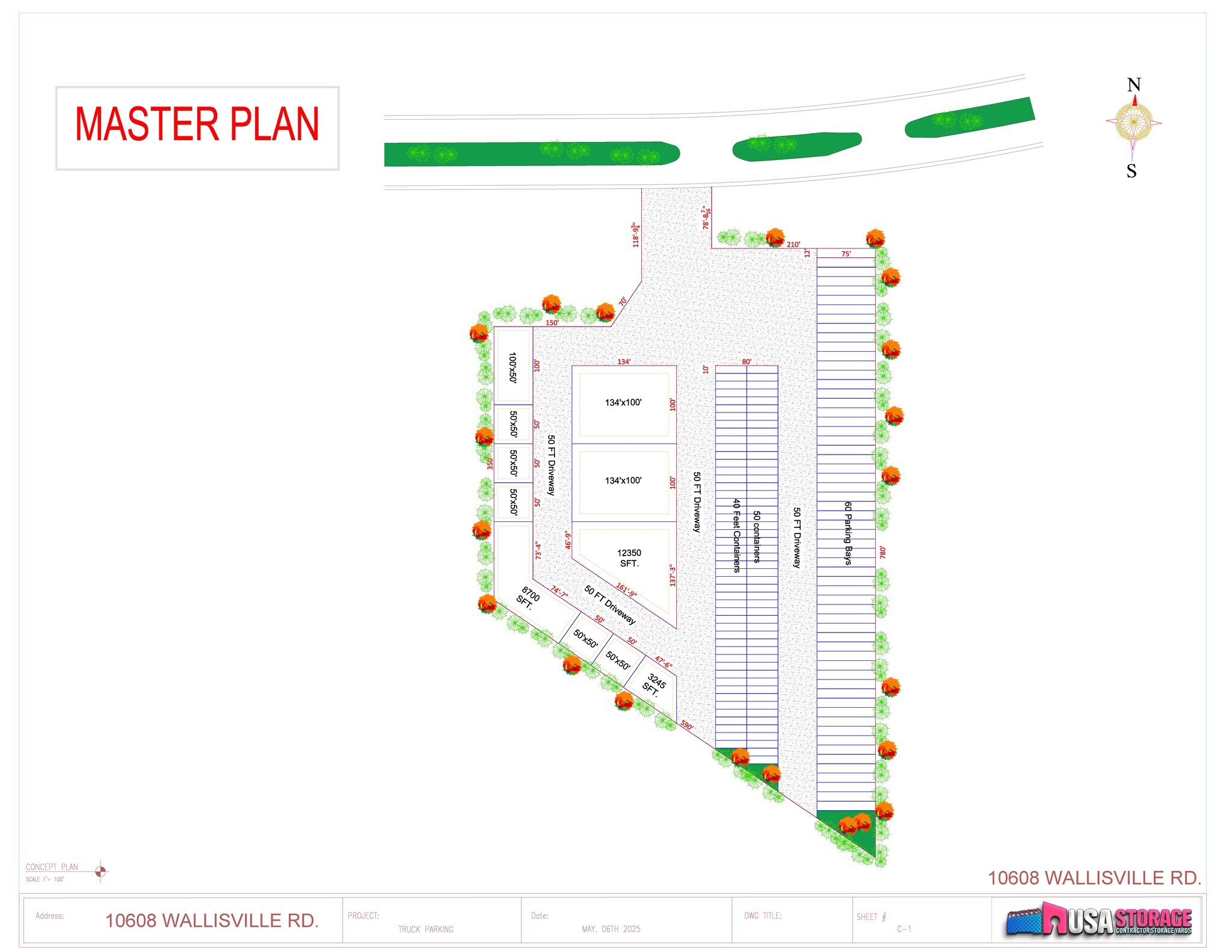 10608 Wallisville rd, Houston, TX à louer Plan de site– Image 1 sur 3