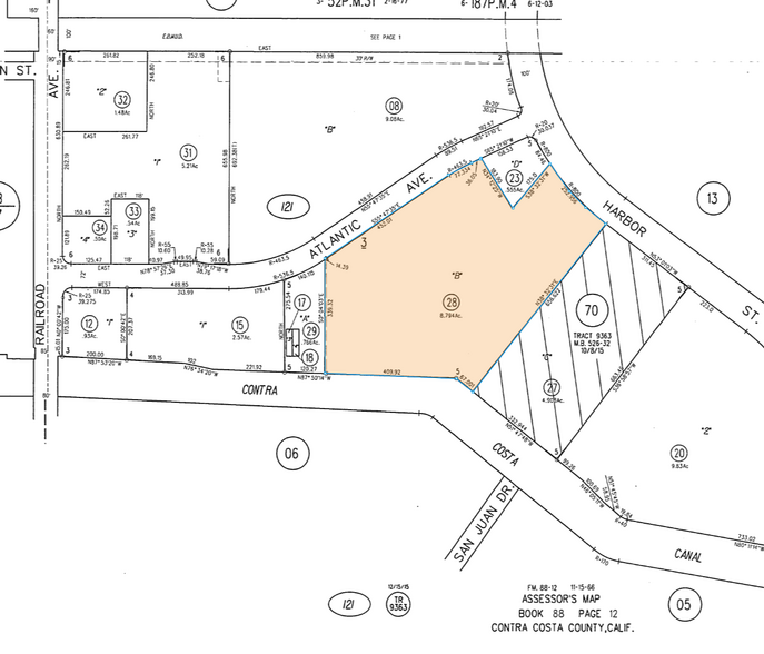 230 Atlantic Ave, Pittsburg, CA à louer - Plan cadastral – Image 2 sur 2