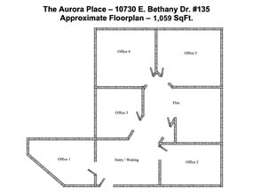 10730 E Bethany Dr, Aurora, CO à louer Plan d’étage– Image 1 sur 19