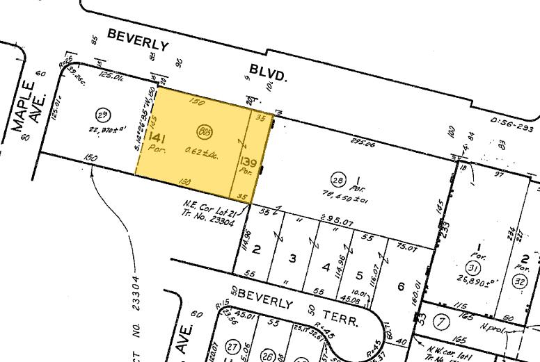1417 W Beverly Blvd, Montebello, CA à vendre - Plan cadastral – Image 2 sur 4