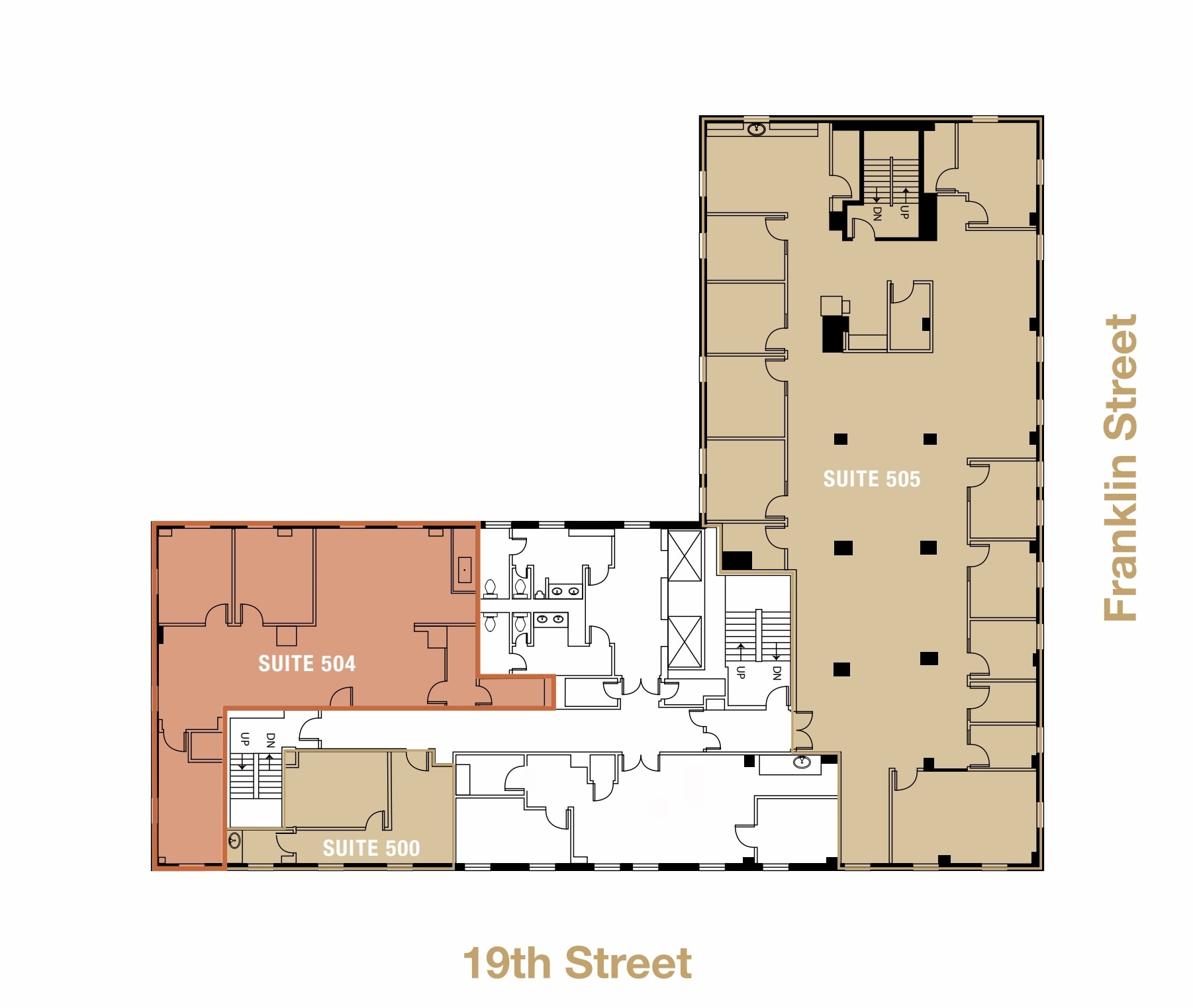 1814-1820 Franklin St, Oakland, CA à louer Plan d’étage– Image 1 sur 1
