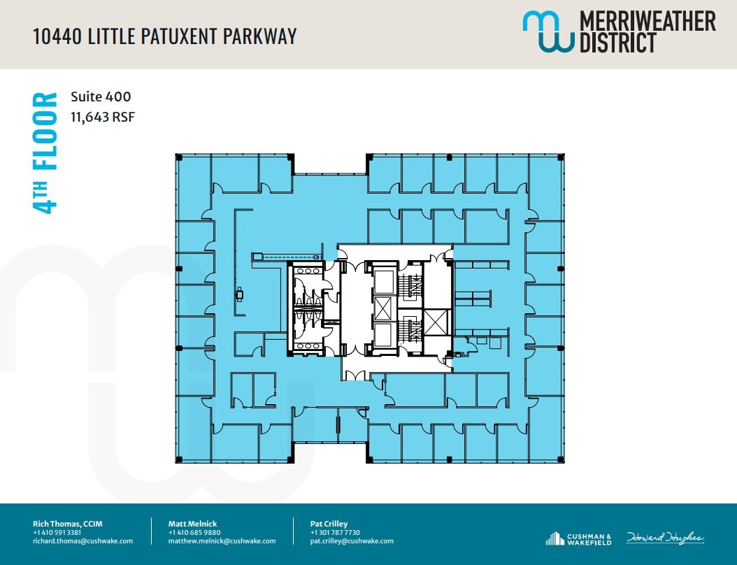 10480 Little Patuxent Pky, Columbia, MD à louer Plan d’étage– Image 1 sur 1